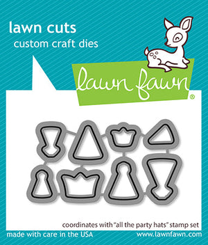 Lawn Fawn - ALL THE PARTY HATS - Dies set