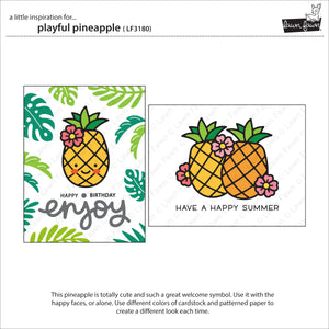 Lawn Fawn - PLAYFUL PINEAPPLE - Dies set