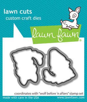 Lawn Fawn - WOLF Before 'n Afters - Dies set