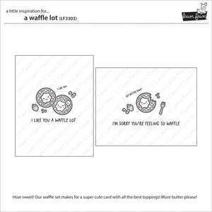 Lawn Fawn - A WAFFLE LOT - Stamps set
