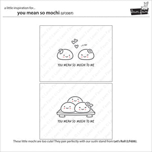 Lawn Fawn - YOU MEAN SO MOCHI - Stamps Set
