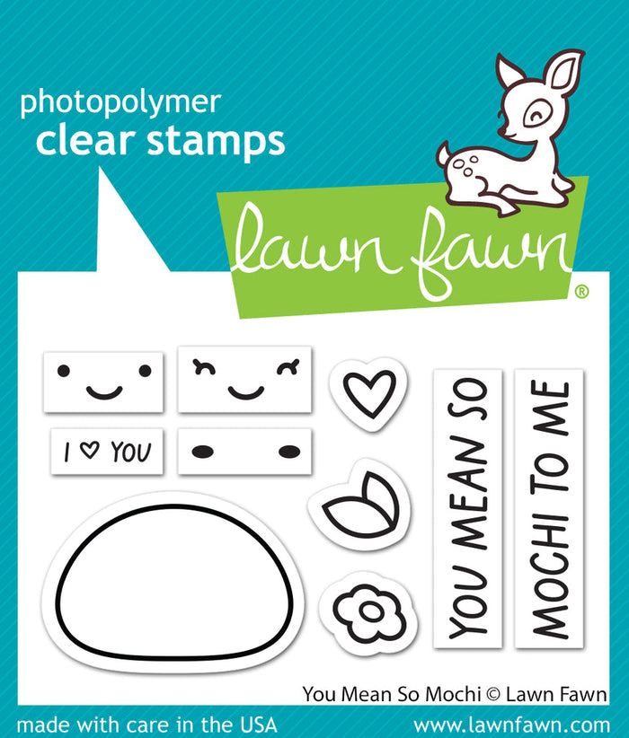 Lawn Fawn - YOU MEAN SO MOCHI - Stamps Set