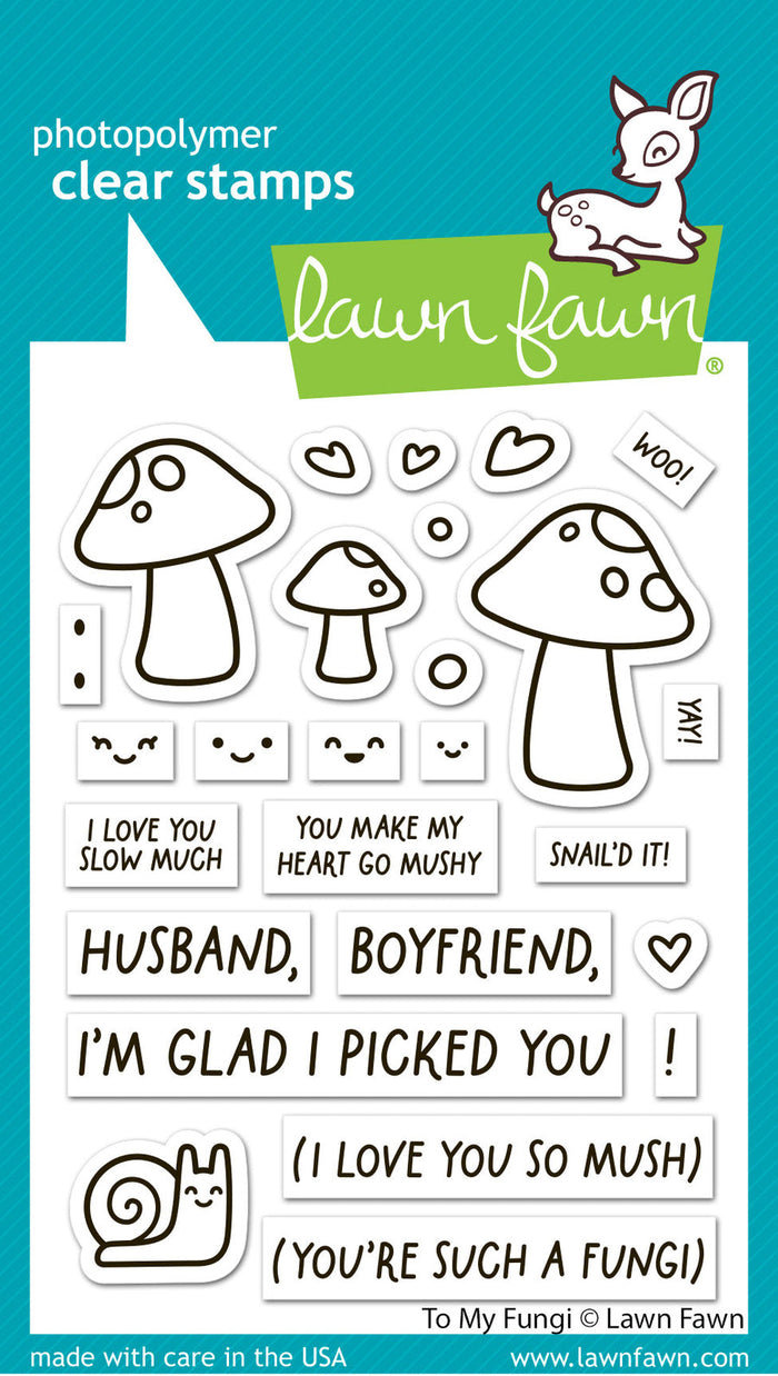 Lawn Fawn - TO MY FUNGI - Stamps Set