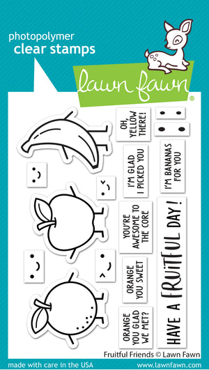 Lawn Fawn - FRUITFUL FRIENDS - Stamps Set