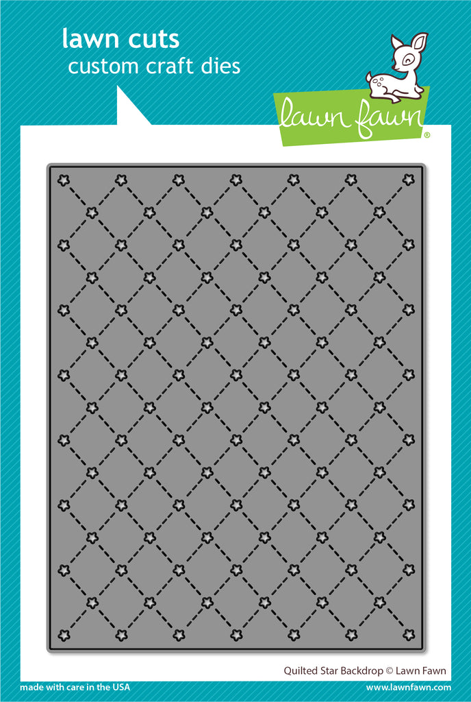 Lawn Fawn - QUILTED STAR Backdrop- Die
