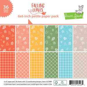 Lawn Fawn - FALLING LEAVES - Petite Paper Pack 6x6