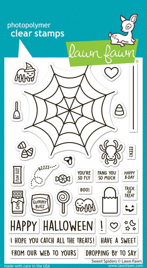 Lawn Fawn - SWEET SPIDERS - Stamps set