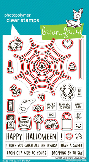 Lawn Fawn - SWEET SPIDERS - Dies set