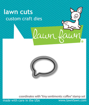 Lawn Fawn - Tiny Sentiments: COFFEE - Dies