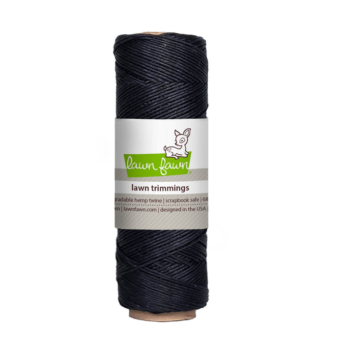 Lawn Fawn - Hemp Twine - Lawn Trimmings BLACK