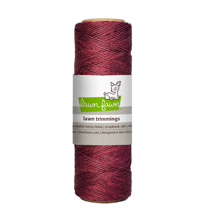 Lawn Fawn - Hemp Twine - Lawn Trimmings BURGUNDY