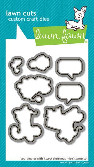 Lawn Fawn - SWEET CHRISTMAS MICE  - Dies Set