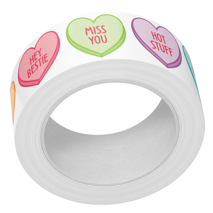 Lawn Fawn - WASHI TAPE - CONVERSATION HEARTS Candy Hearts