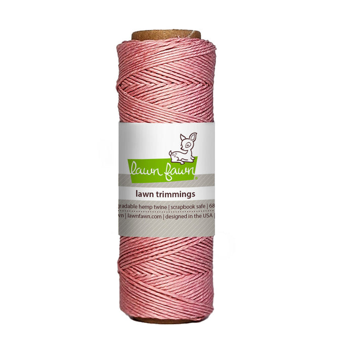 Lawn Fawn - Hemp Twine - Lawn Trimmings DUSTY ROSE