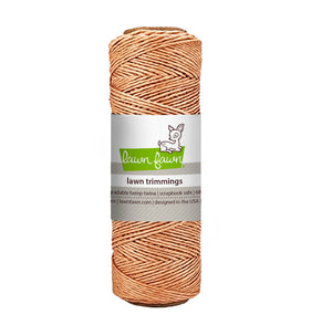 Lawn Fawn - Hemp Twine - Lawn Trimmings CANTALOUPE