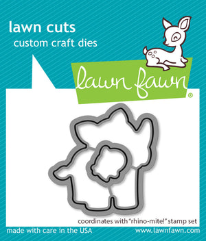 Lawn Fawn - RHINO-MITE! - Dies Set