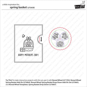 Lawn Fawn - SPRING BASKET - Stamps Set