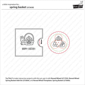 Lawn Fawn - SPRING BASKET - Stamps Set