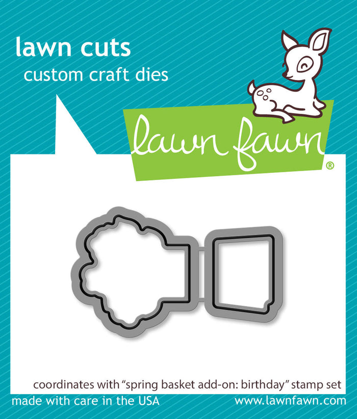 Lawn Fawn - Spring Basket Add-On: BIRTHDAY - Dies Set