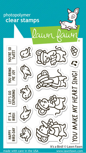 Lawn Fawn - IT'S A BIRD - Stamps Set