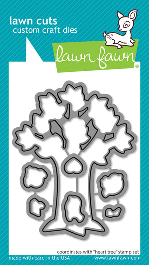 Lawn Fawn - HEART TREE - Dies Set