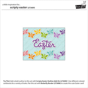 Lawn Fawn - Scripty EASTER - Lawn Cuts DIE 1 pc