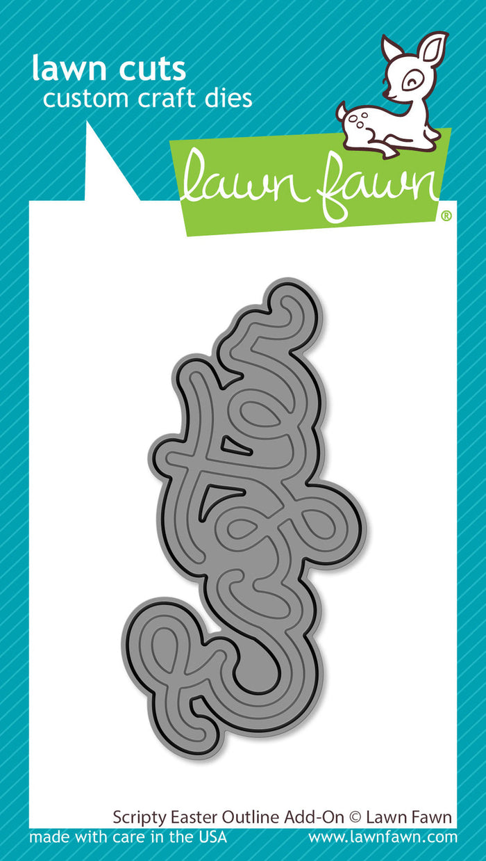 Lawn Fawn - Scripty EASTER OUTLINE - Add-On Die