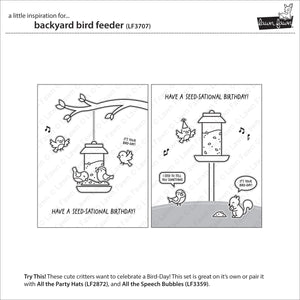 Lawn Fawn - BACKYARD BIRD FEEDER - Stamps Set