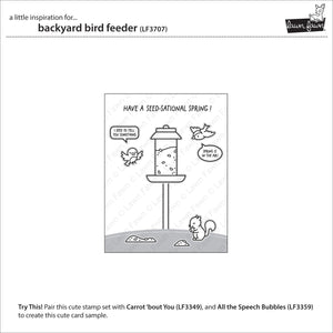Lawn Fawn - BACKYARD BIRD FEEDER - Stamps Set