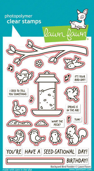 Lawn Fawn - BACKYARD BIRD FEEDER - Dies Set