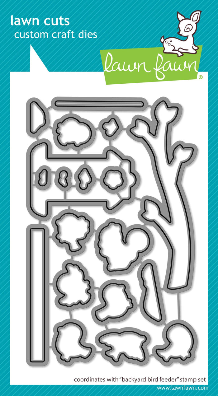 Lawn Fawn - BACKYARD BIRD FEEDER - Dies Set