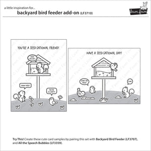 Lawn Fawn - BACKYARD BIRD FEEDER ADD-ON - Stamps Set