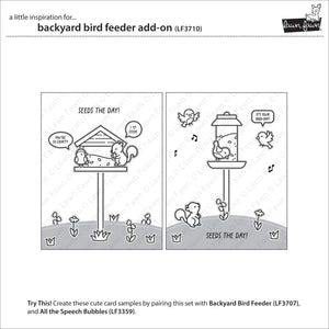 Lawn Fawn - BACKYARD BIRD FEEDER ADD-ON - Stamps Set