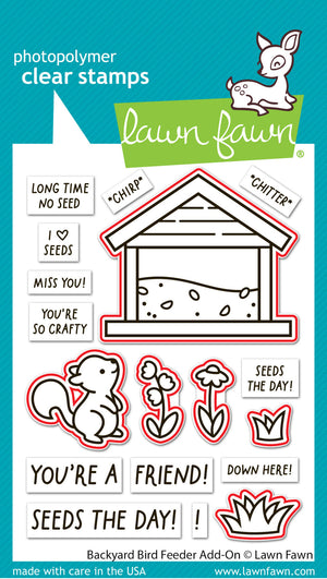 Lawn Fawn - BACKYARD BIRD FEEDER ADD-ON - Dies Set