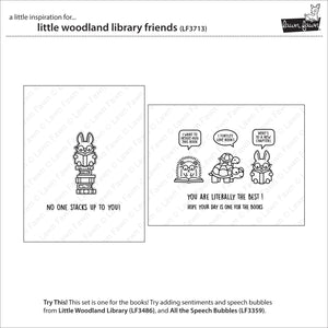 Lawn Fawn - LITTLE WOODLAND LIBRARY FRIENDS - Stamps Set