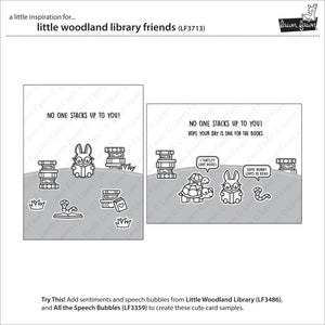 Lawn Fawn - LITTLE WOODLAND LIBRARY FRIENDS - Stamps Set