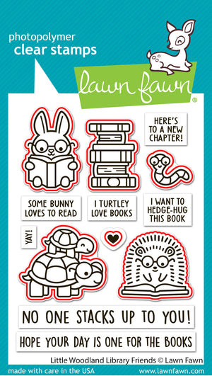 Lawn Fawn - LITTLE WOODLAND LIBRARY FRIENDS - Dies Set