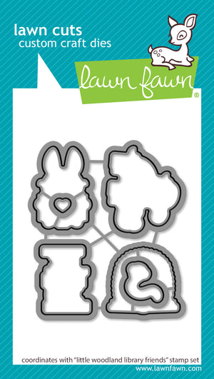Lawn Fawn - LITTLE WOODLAND LIBRARY FRIENDS - Dies Set