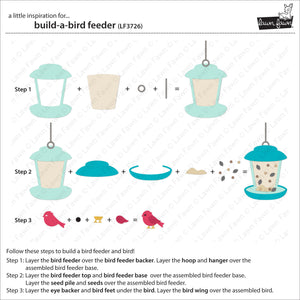 Lawn Fawn - BUILD-A-BIRD FEEDER - Dies set