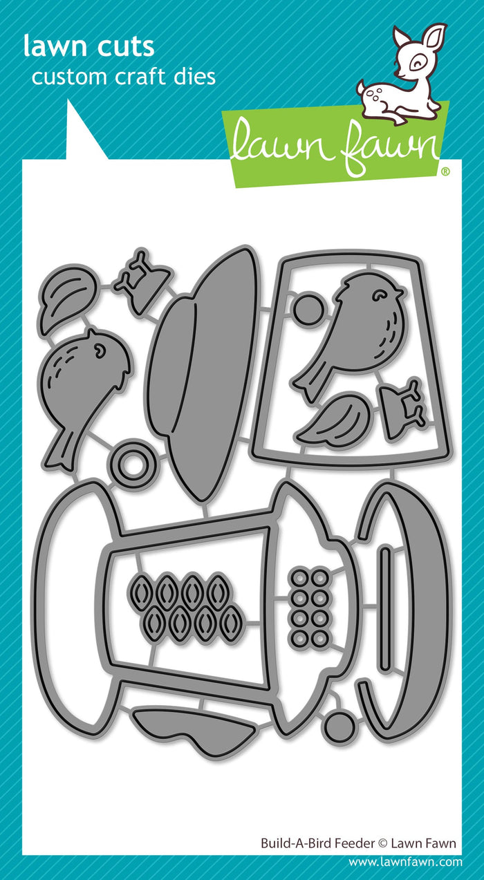 Lawn Fawn - BUILD-A-BIRD FEEDER - Dies set