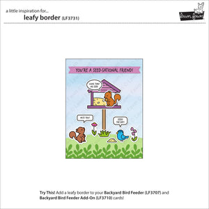 Lawn Fawn - LEAFY Border - Dies