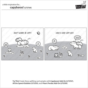 Lawn Fawn - CAPYBARAS! - Stamps Set