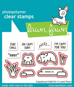 Lawn Fawn - CAPYBARAS! ADD-ON - Dies Set