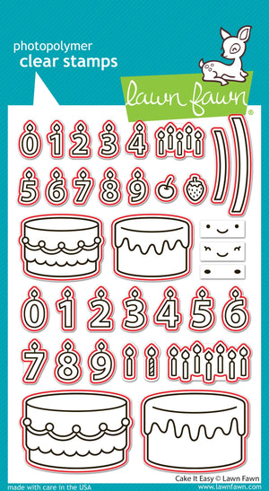 Lawn Fawn - CAKE IT EASY - Dies Set