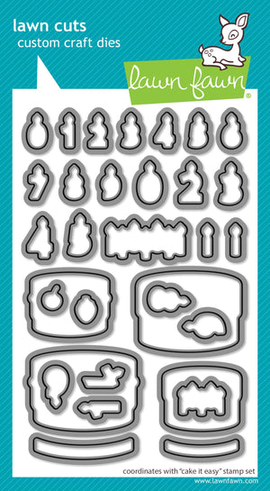 Lawn Fawn - CAKE IT EASY - Dies Set