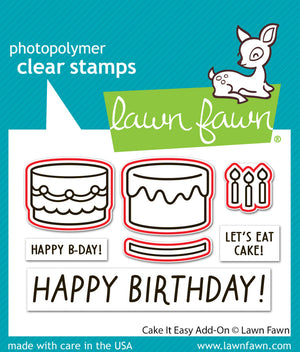 Lawn Fawn - CAKE IT EASY ADD-ON - Dies Set