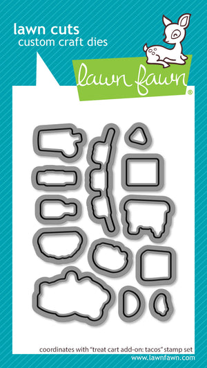 Lawn Fawn - Treat Cart Add-On: TACOS - Dies Set