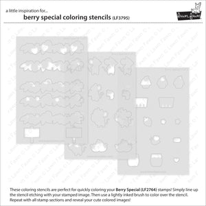 Lawn Fawn - BERRY SPECIAL - Coloring Stencils