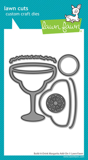Lawn Fawn - Build-A-Drink MARGARITA Add-On - Dies set
