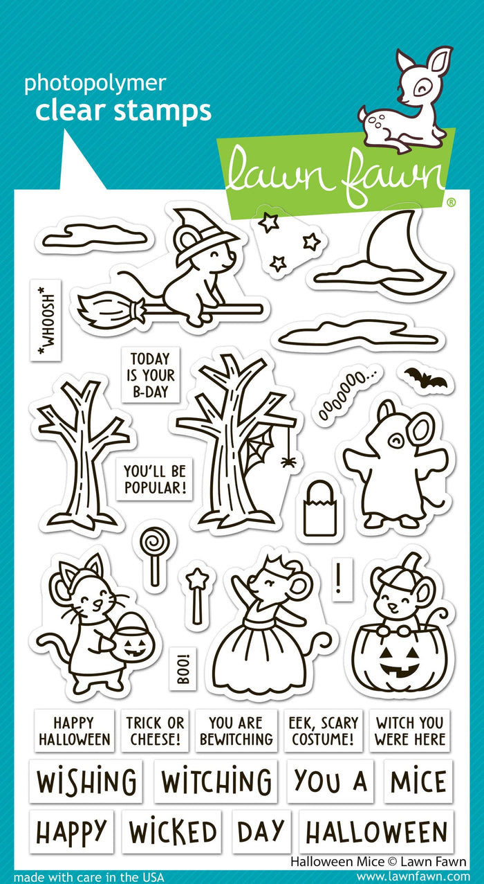 Lawn Fawn - HALLOWEEN MICE - Stamps Set